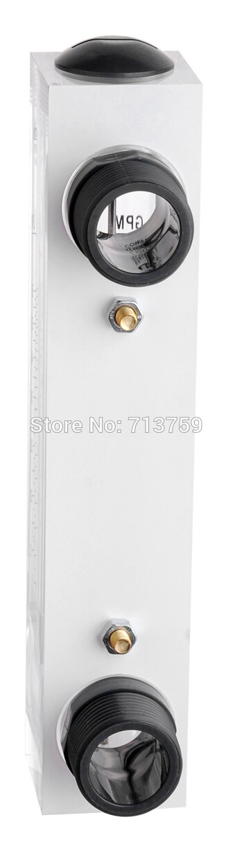 LZM-25Z Acrylic Panel Water Flow Meter Liquid rotameter Air Float flowmeter Gas without Valve
