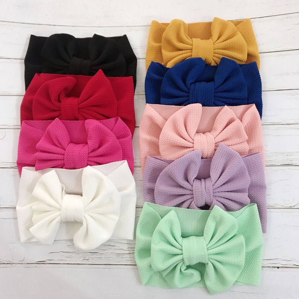 OP VERKOOP Baby Strik Hoofdband Gebreide Katoenen Kinderen Meisjes elastische haarbanden Tulband voor meisje Hoofdbanden Zomer bandeau bebe