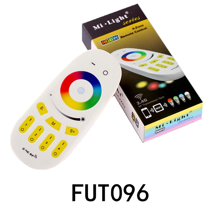 Fut 007 fut 088 fut 089 fut 090 fut 091 fut 092 fut 096 mi lys fjernkontroll 2.4g 4- sone ledet kontroller knapp / berør rf fjernkontroll