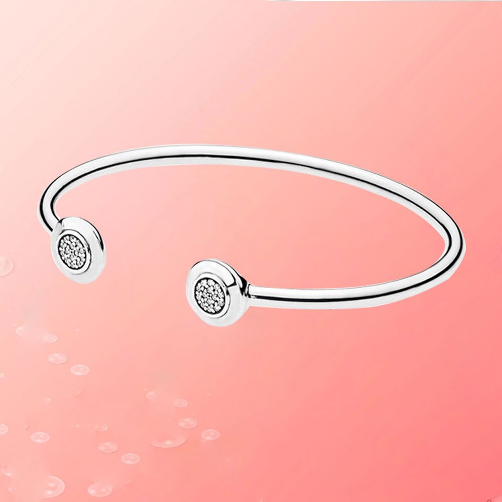 100% sterlina d'argento Pendenti E Ciondoli & Braccialetto Del Braccialetto Europa di Marca originale Adatto per Le Donne di Indossare Gioelleria Raffinata E Alla Moda Fai Da Te