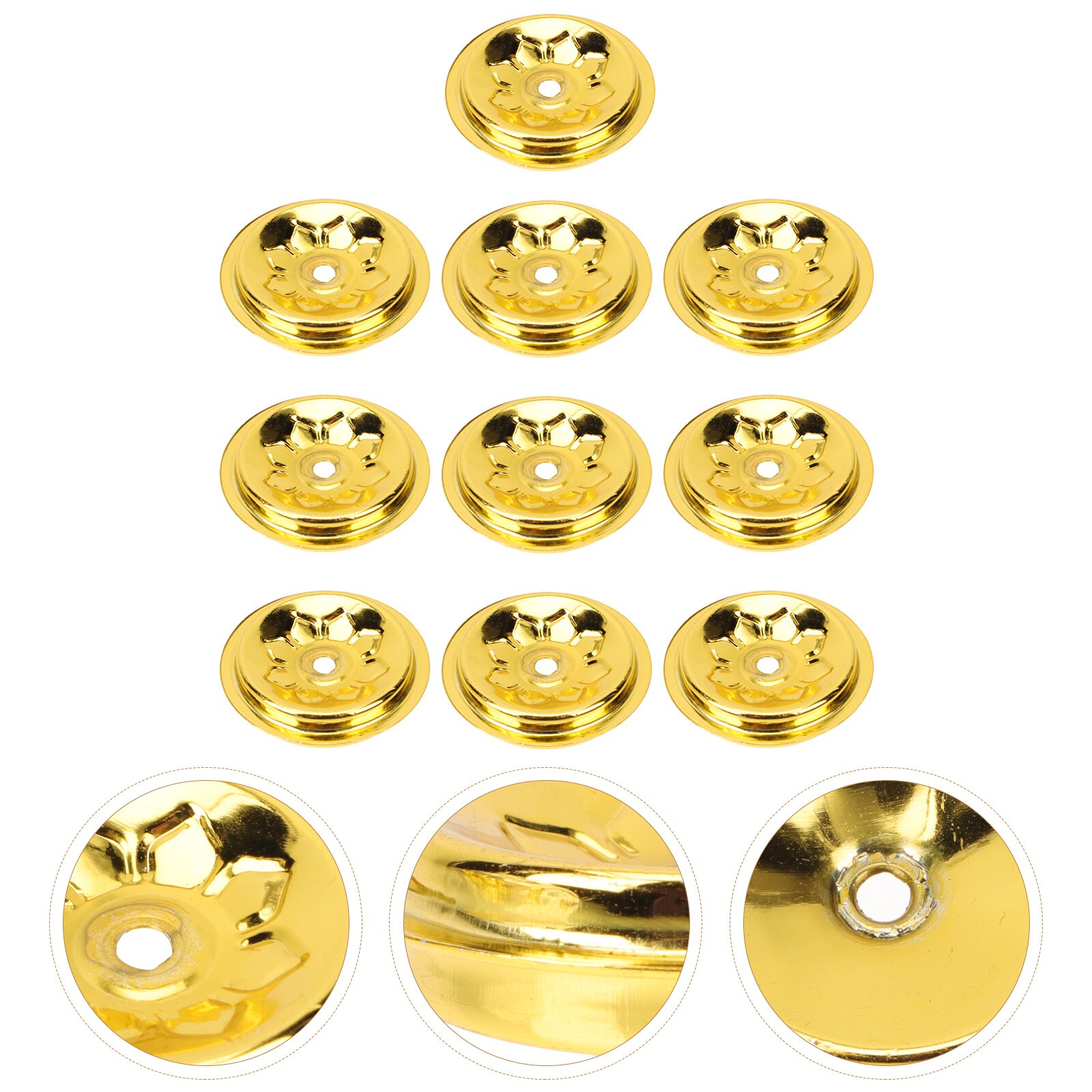 10 Pcs Holders Butter Lamp Wick Holder Oil Floating Holders Floating Wick Holder for Store Shop Home