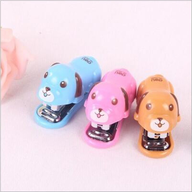 mini cartoon stapler office set stapler school student supplies office and school supplies