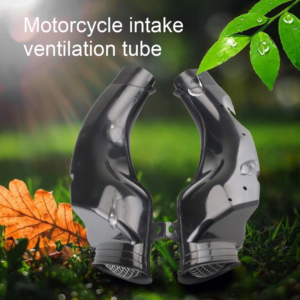 1 Pair Motorcycle Ram Air Intake Tube Duct Pipe For Suzuki GSXR 600 750 1000 00-03 K1 ABS Plastic Motorbike Replacement