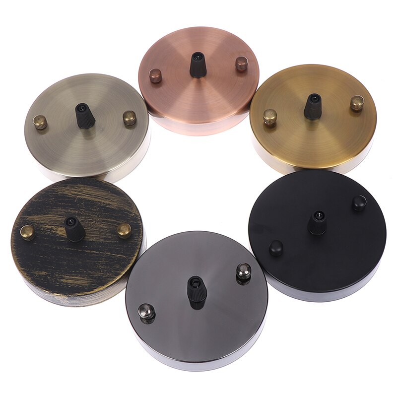 1pc Lamp Base Antique Vintage Ceiling Plate Metal Ceiling Holder Lamp Fitting Chandelier Base DIY Lighting Acc