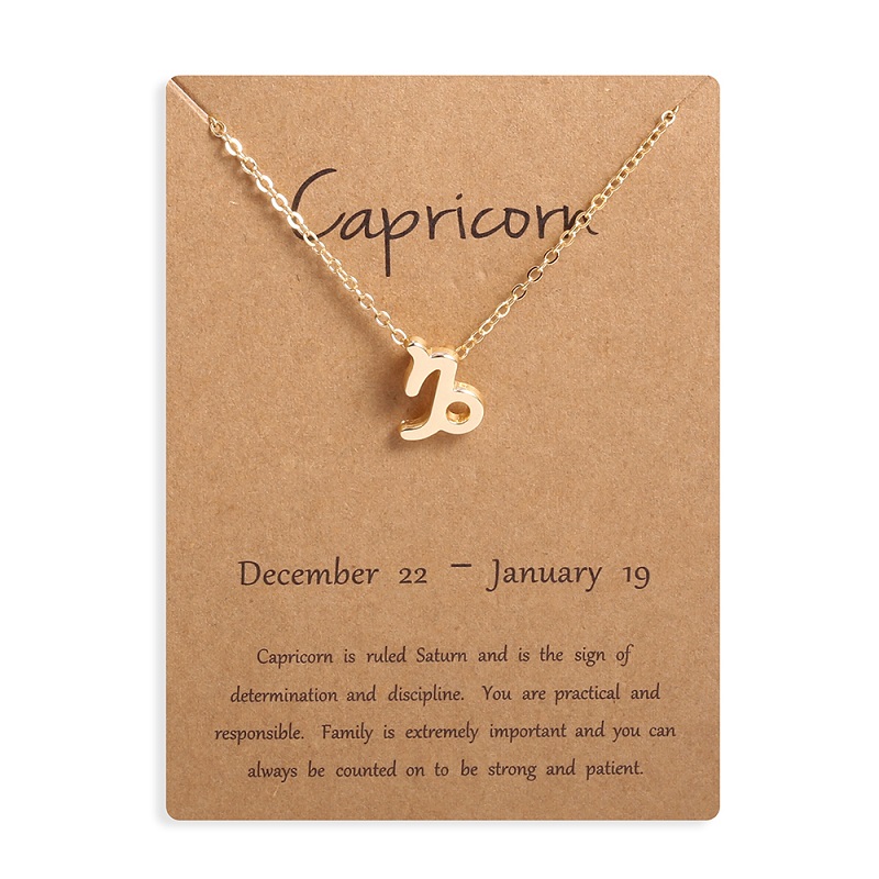 Collier pendentif signe du zodiaque pour hommes et femmes, horoscope, bélier, lion, 12 constellations, bijoux pour enfants, de Noël, directe: Imitation plaquée rhodium