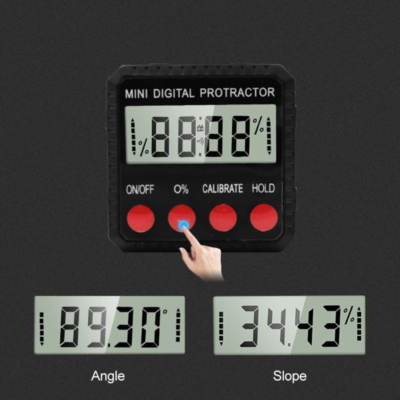 Magnetic Horizontal Angle Meter Finder Digital Display Protractor Inclinometer B85C