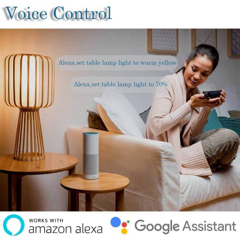 Smart Bulb WiFi GU10 RGBW 5W App Remote LED Dimbare voor Alexa & Google Thuis Afstandsbediening