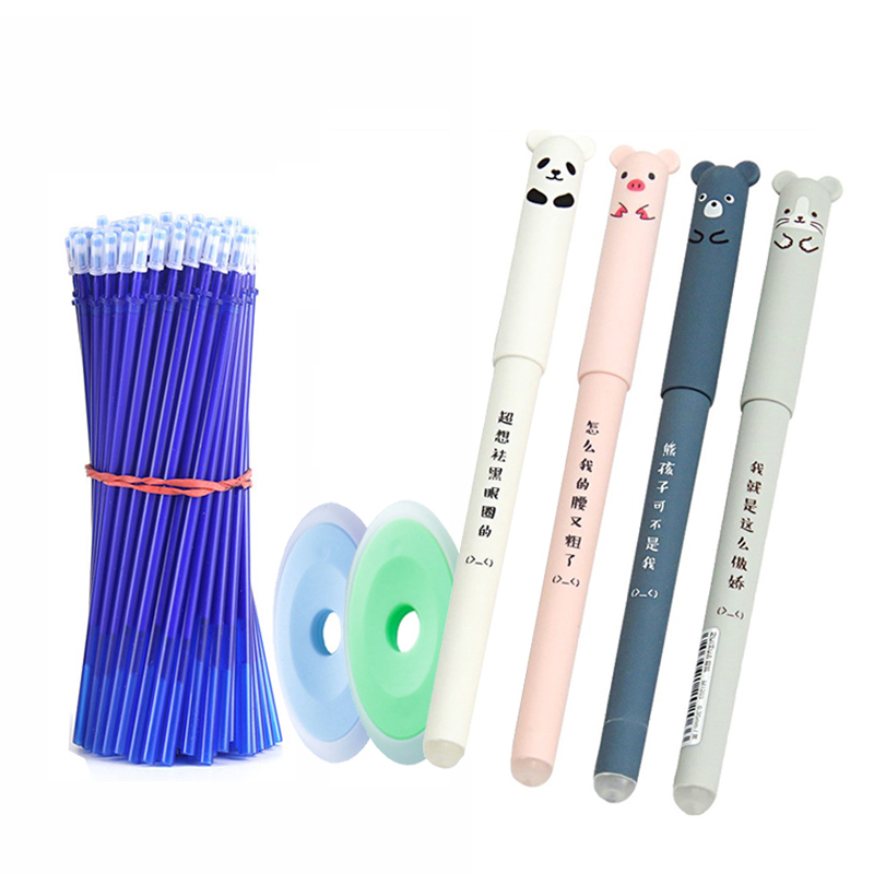 Gel Pens Set Black/Red/Blue Ink Ballpoint Gel Pen for Writing 0.5mm Refills Office Accessories School Supplies Stationery