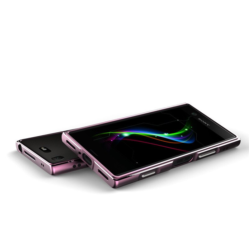 Para sony xperia xz1 compacto amortecedor de metal de alumínio luxo moldura caso capa para sony xperia xz1 compacto g8441 metal capa: Default Title