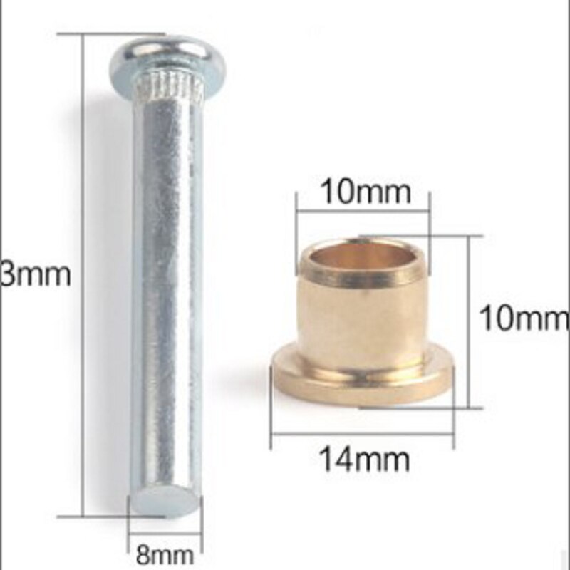Car Door Hinge Pin Bushing Repair Kit CNC Fits for Nissan Navara D22 Frontier 1997 1998 1999 2000 2001 2002 2003 2004 2005