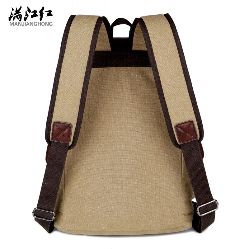 Vintage Canvas Rugzak Mannen Rugzakken Leisure Rugzak Reizen Schooltas Laptop Rugzak Mannen Vintage Schouder Bookbags Retro Tas