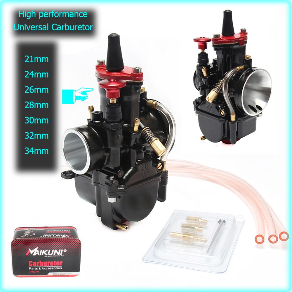 High performance Universal Modification Motorcycle Carburetor 21mm 24mm 26mm 28mm 30mm 32mm 34mm PWK Power Jet Carburetor Carb