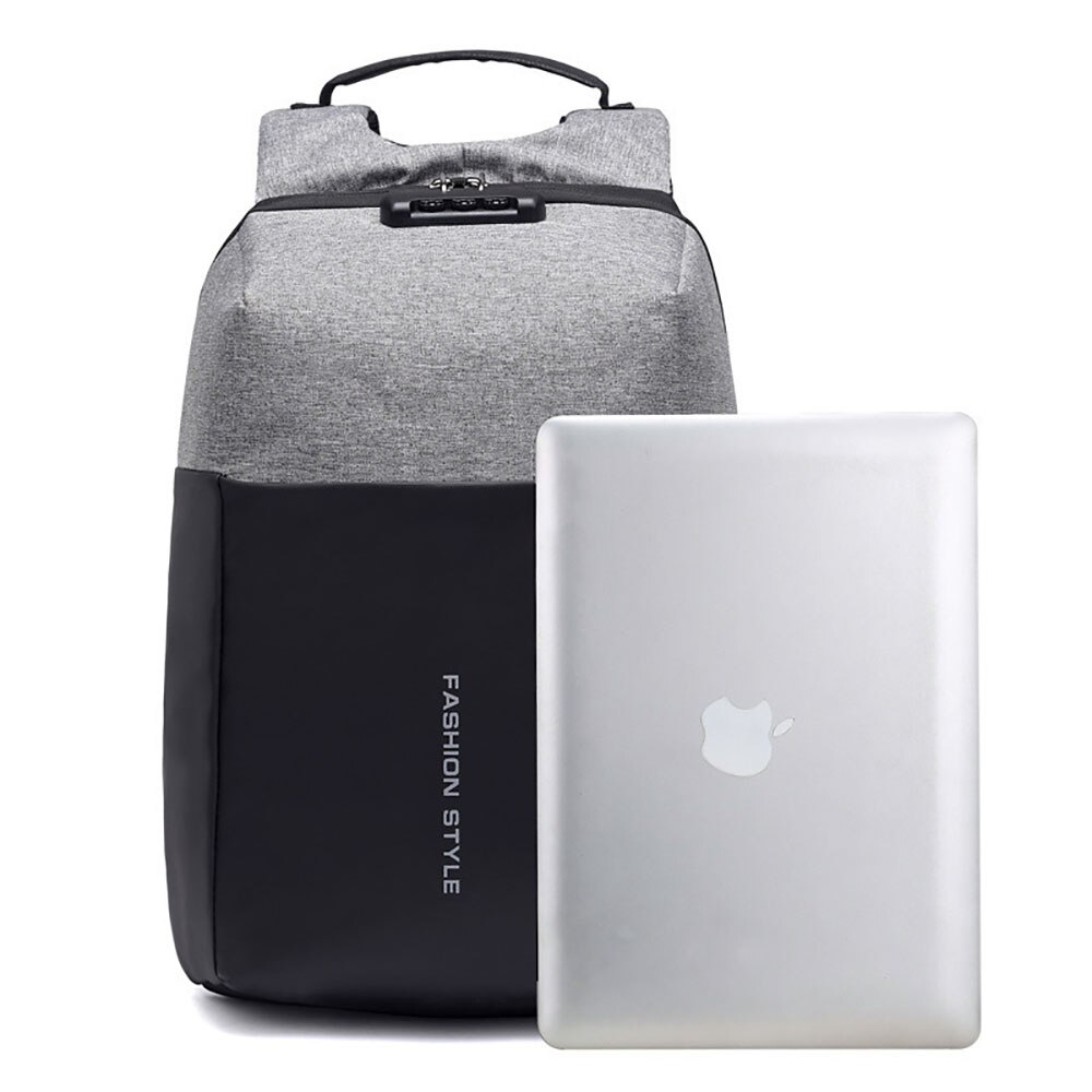 Password Lock Anti Theft Laptop Backpack For Men Waterproof Large Capacity Men's 15.6" Laptop Backpack Travel Schoo Bags