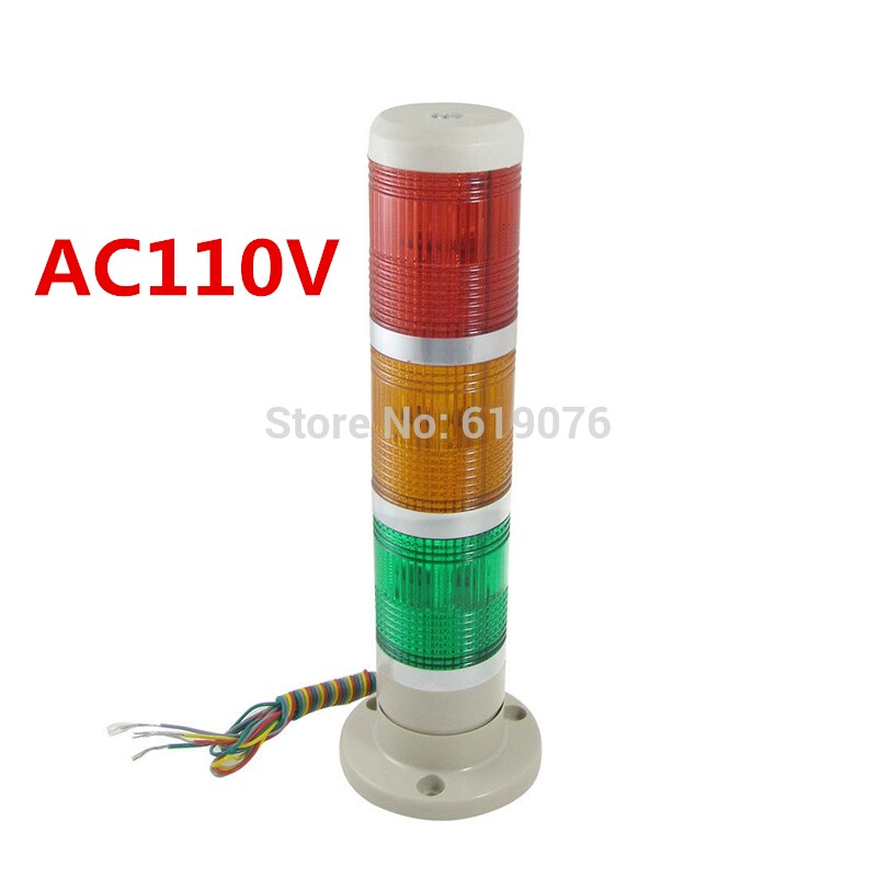 LED LAMP Signal Industrial Tower Light Red Yellow Green Safety Warning Stack Lamp Alarm Apparatus 12V 24V 110V 220