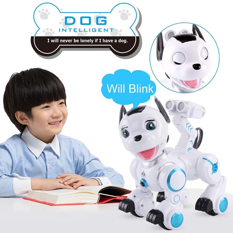 Remote Control Robotic Dog Pets ligent Walking Dancing Robot Puppy Toys Electronic Animal Pets with Light and Sound