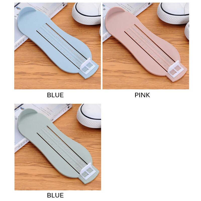 3 Kleuren Kinderen Voet Lengte Meten Gauge Apparaat Baby Voet Heerser Kind Schoen Calculator Peuter Infant Schoenen Fittings Gauge Tool