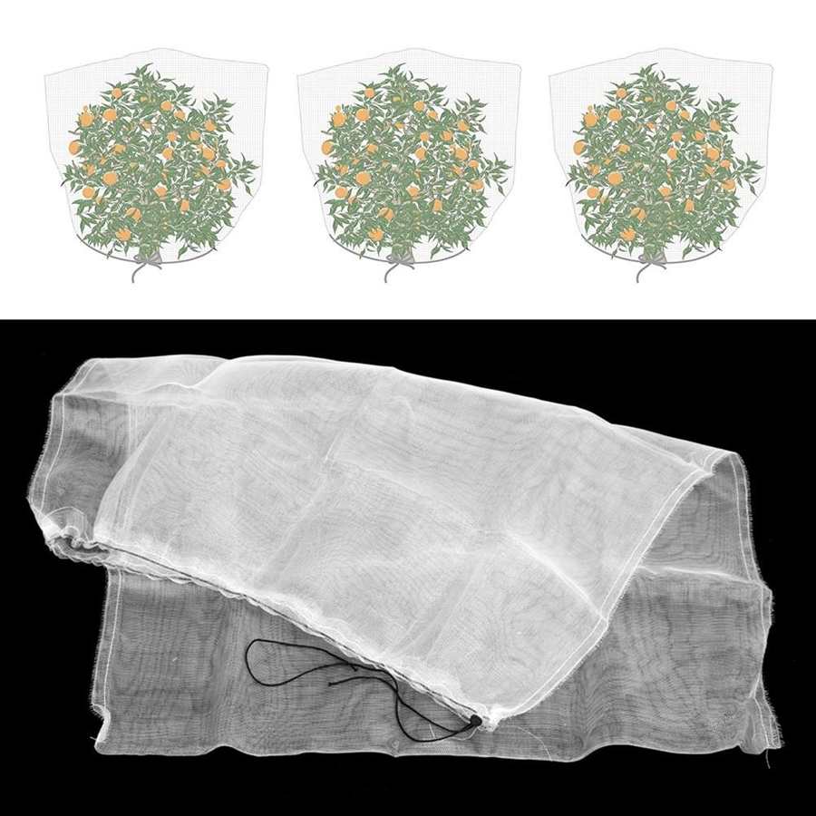 3pcs Garden Plant Covers Bug Net Insect Barrier Netting Mesh Plant Cover for Protect Tree Plant Flower Plant Protective Mesh Bag