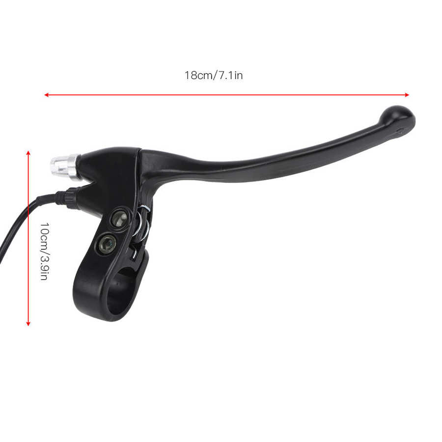 Aluminum Pair Thicken Brake Lever Handle For Electric Bicycle Scooter Bike E Bike Brake Lever