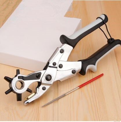 Chrome vanadium steel punching sew pliers punch tool round hole punch for leather strap bracelet for watch punch