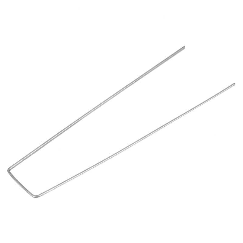 100Pcs Heavy Duty U Shape Gauge Galvanized Steel Garden Stakes Staple Securing Pegs for Securing Fabric Landscape Fabric Netting