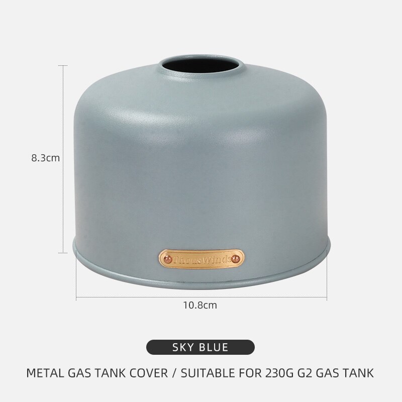 Thous Winds 450/230g Gas Canister Metal Cover Protector Outdoor Camping Gas Fuel Cylinder Storage Bag Canister Cover Protector: TW2086-A