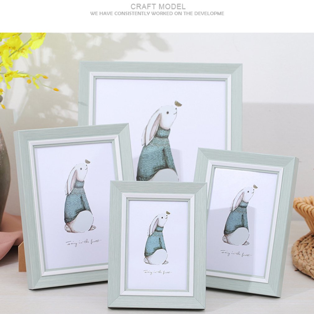 Modern Simple and Fresh Photo Frame Set Up 5 Inch 6 Inch 7 Inch 8 Inch 10 Inch A4 Wall Picture Frame Photo Frame