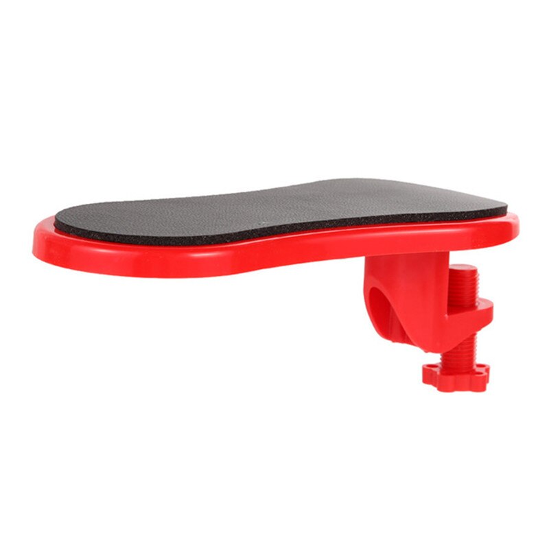 Armrest Pad Desk Computer Table Arm Support Mouse Pads Arm Wrist Rests Chair Extender Hand Shoulder Mousepad: Red