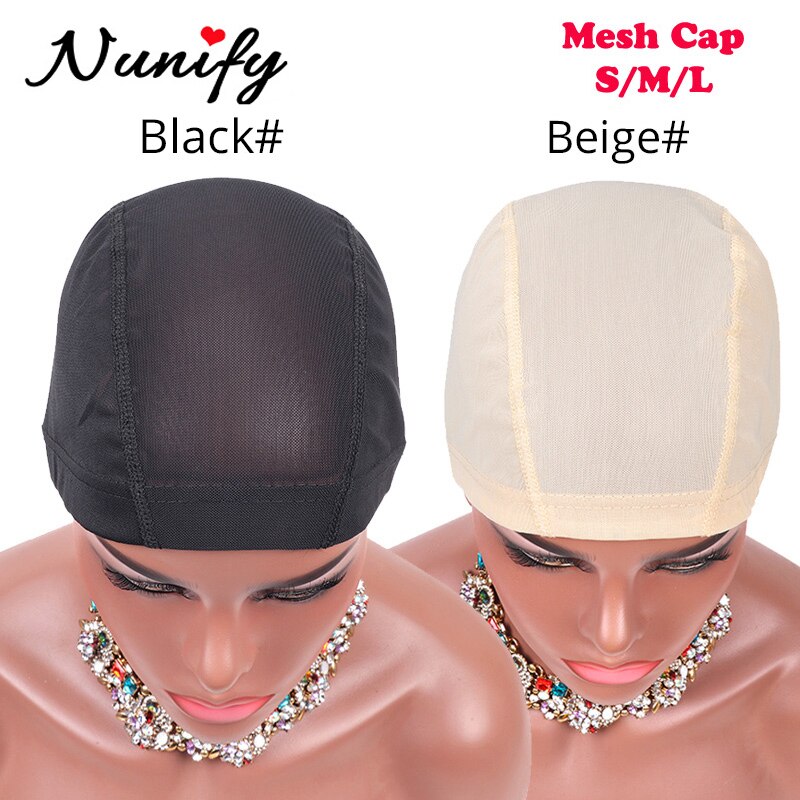 U Part Lace Wig Caps For Making Human Hair Lace Wigs Ventilated Wig Cap Dome Mesh Weaving Cap S M L Size Wig Accessories