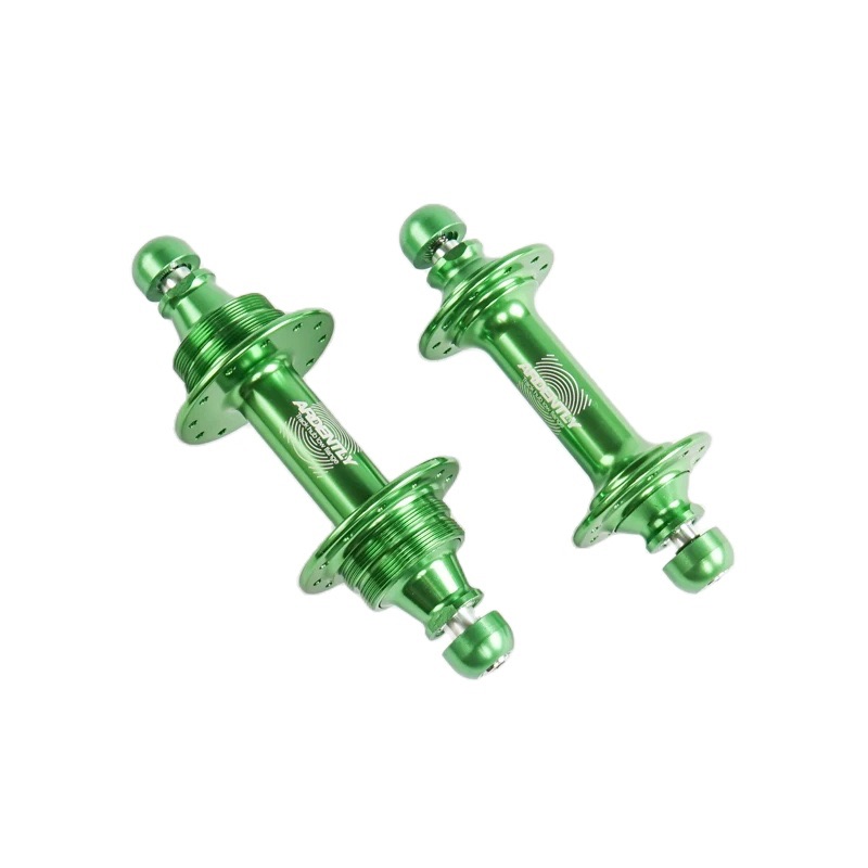 Ardently Bike Hub 20 24 Holes Fixed Gear Track Bicycle Hubs Single Speed Aluminum Alloy Front And Rear Bearing Hub Cycling Part: PURPLE