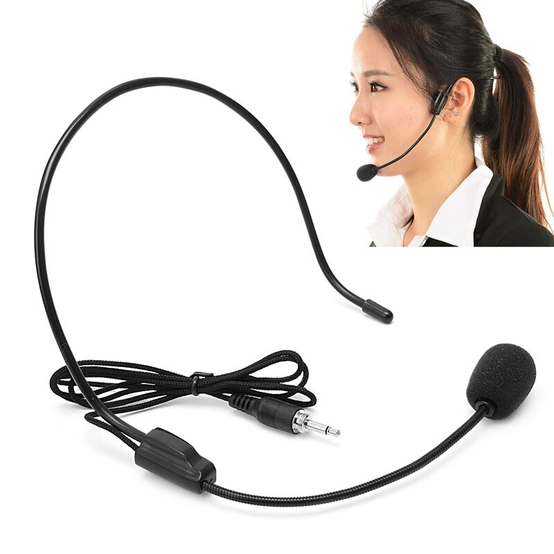 3.5mm Wired Microphone Voice Amplifier Headset Studio Conference Speech Speaker