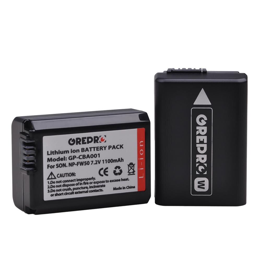 3 pièces NP-FW50 NP FW50 batterie + LED double chargeur avec port type-c pour Sony Alpha a6500 a6300 a6000 a7 7R a7R a7R II a7II NEX-3