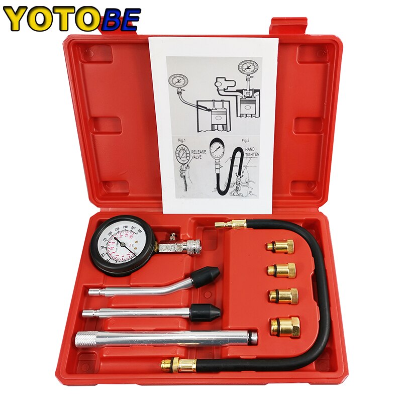 Diagnostic Tool Rapid Type Cylinder Pressure Gauge Compression Tester Kit