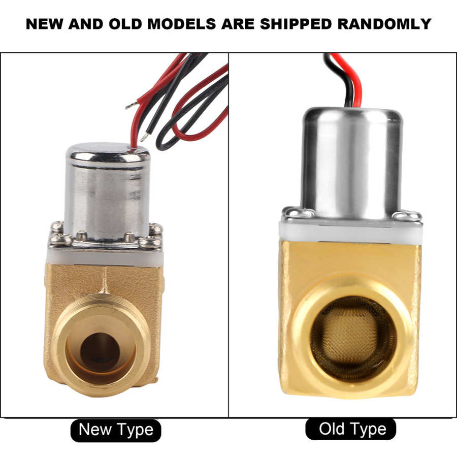 DC 4.5V 1/2&quot; Water Pulse Electromagnetic Valve Brass Solenoid Valve Toilet Flush Valve