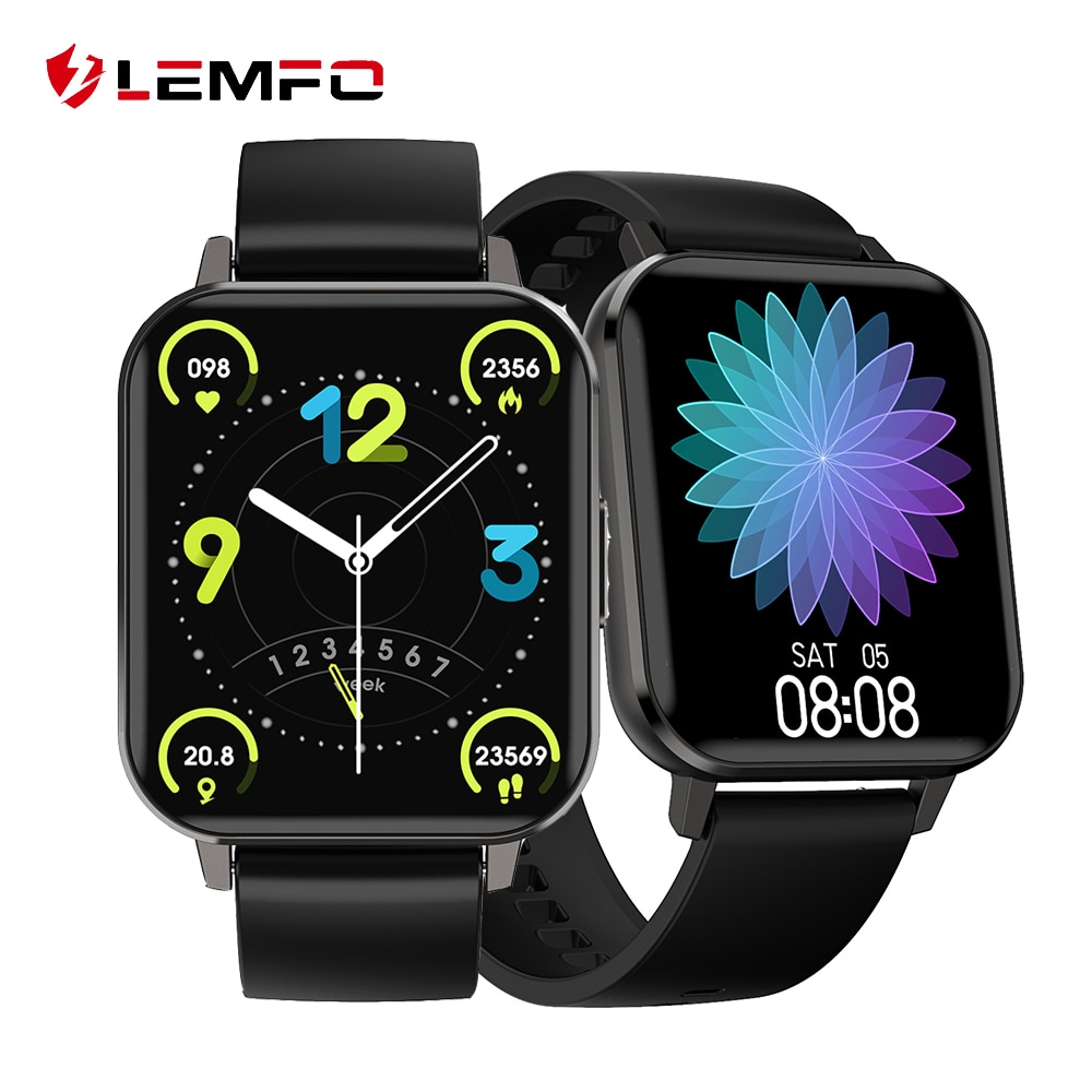 LEMFO DTX Smartwatch for Men - 1.78" HD ECG, Heart Rate, Fitness Tracker, Android/iOS Compatible