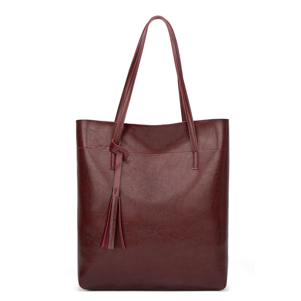 herbst Und Winter Neue Stil FRAUEN Tasche Koreanisch-stil Stilvolle frauen Handtasche Tassled Tote Tasche: Kaffee