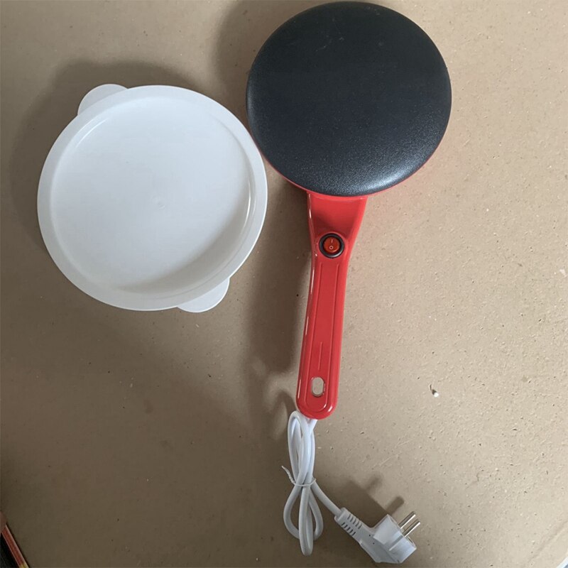 Elektrisk crepe maker frukost pizzamaskin pannkaka bakning pan tårta non-stick griddle kinesiska vårrulle matlagningsverktyg eu plug