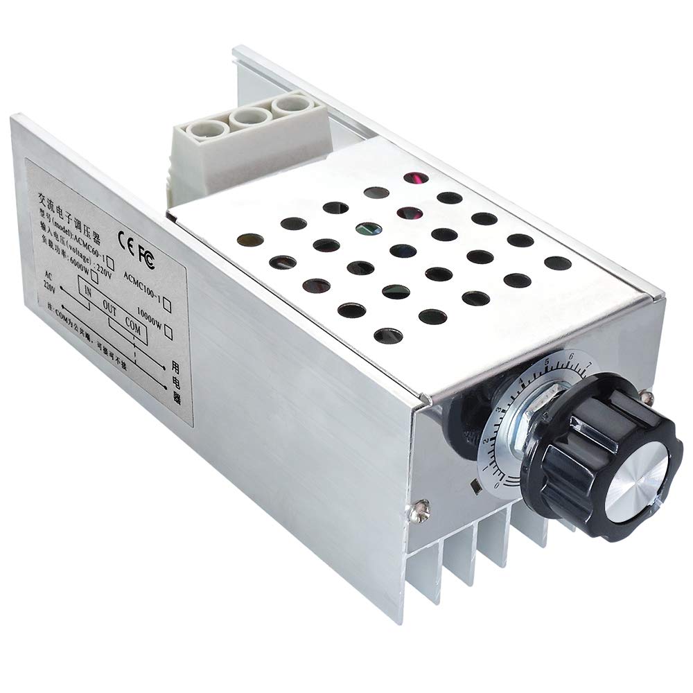 10000W 25A Speed Controller High Power SCR Voltage Regulator Dimmer Switch Speed Temperature Control Thermostat AC 110V 220V