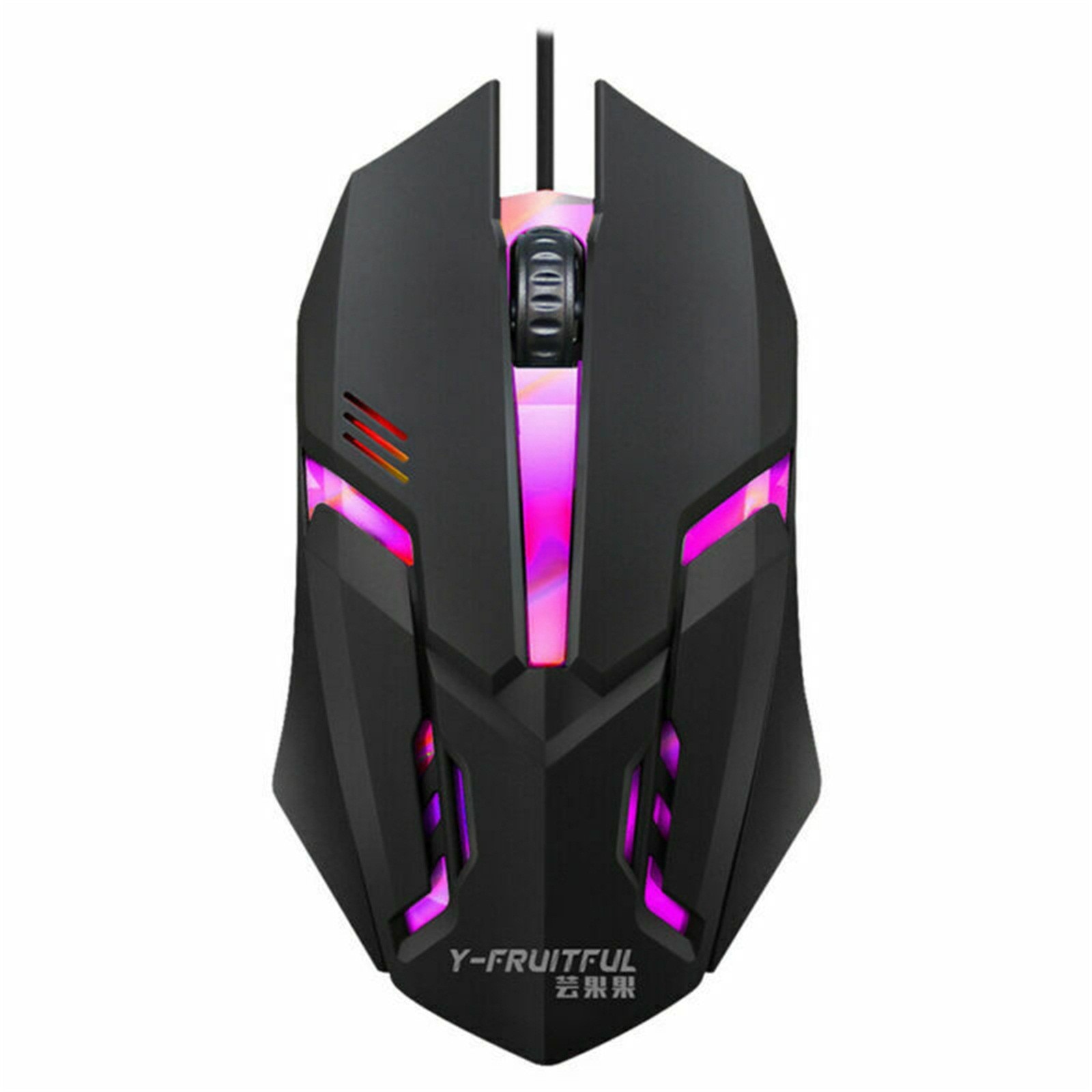 top selling S1 7 Colors Mice Ergonomics Wired Gamer Mouse Flank Cable Laptop PC Gaming Mouse Support and: BK