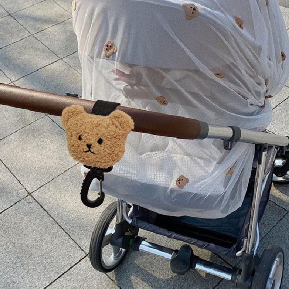 Verstelbare borduurwerk schattige kinderwagen haak tas ophanghaak kinderwagen accessoire kinderwagen organisator haak kinderwagen haken