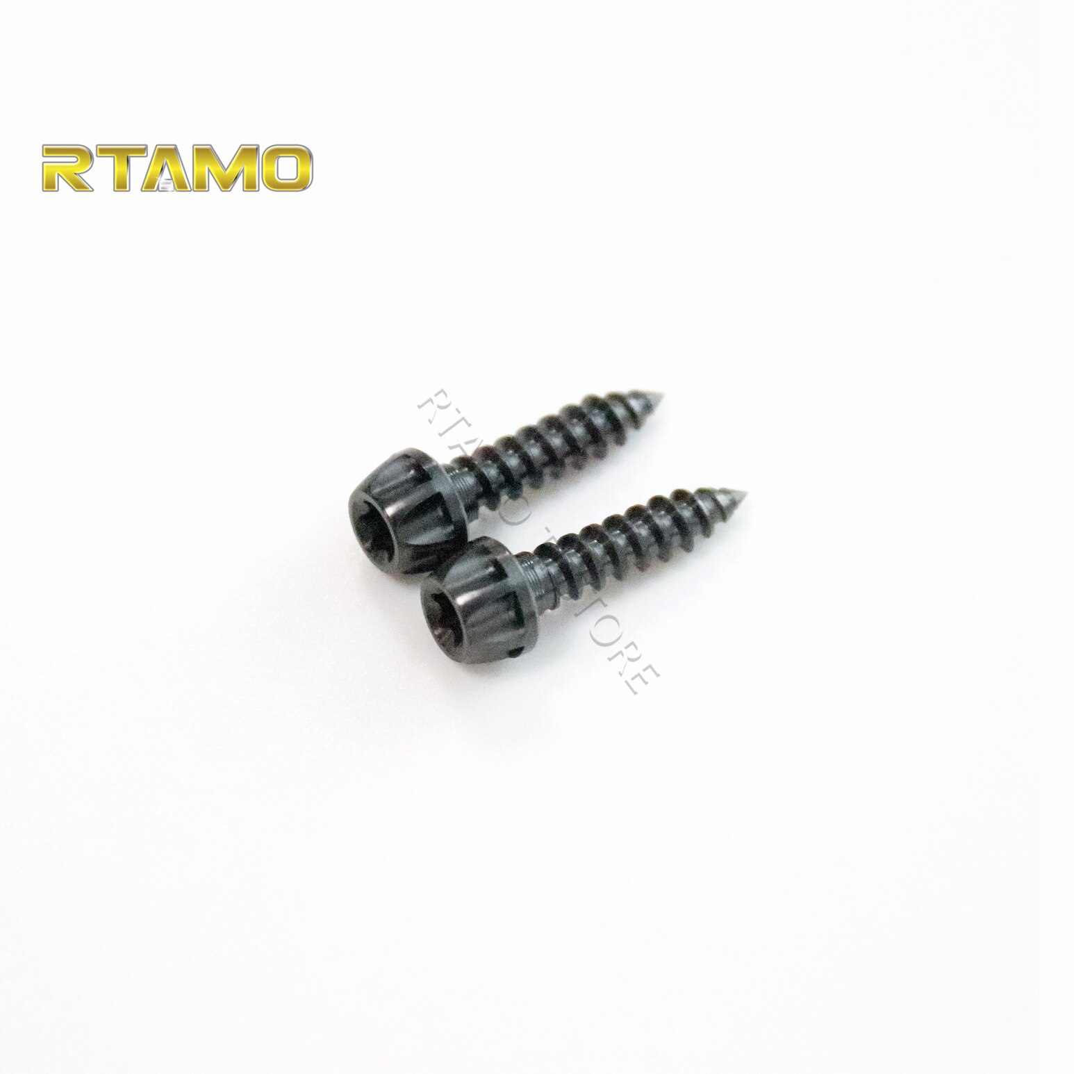 Rtamo Gr5 Titanium Alloy Rear Turn Signal Self Tapping M4 Screws Kit (2pcs) Fit Verspa Sprint 150
