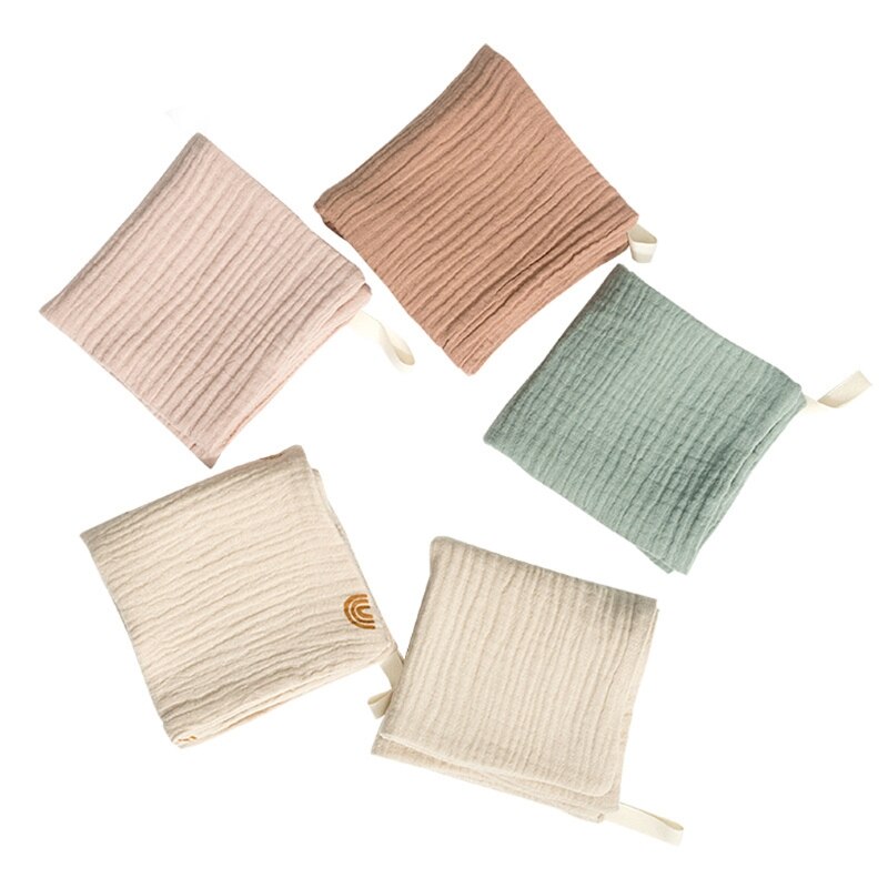 5 Stck Handtuch Baby Waschlappen Baby Handtuch Taschentuch Baumwolle Spucktuch Weichen, Saugfähigen Blick Kindergarten Waschlappen