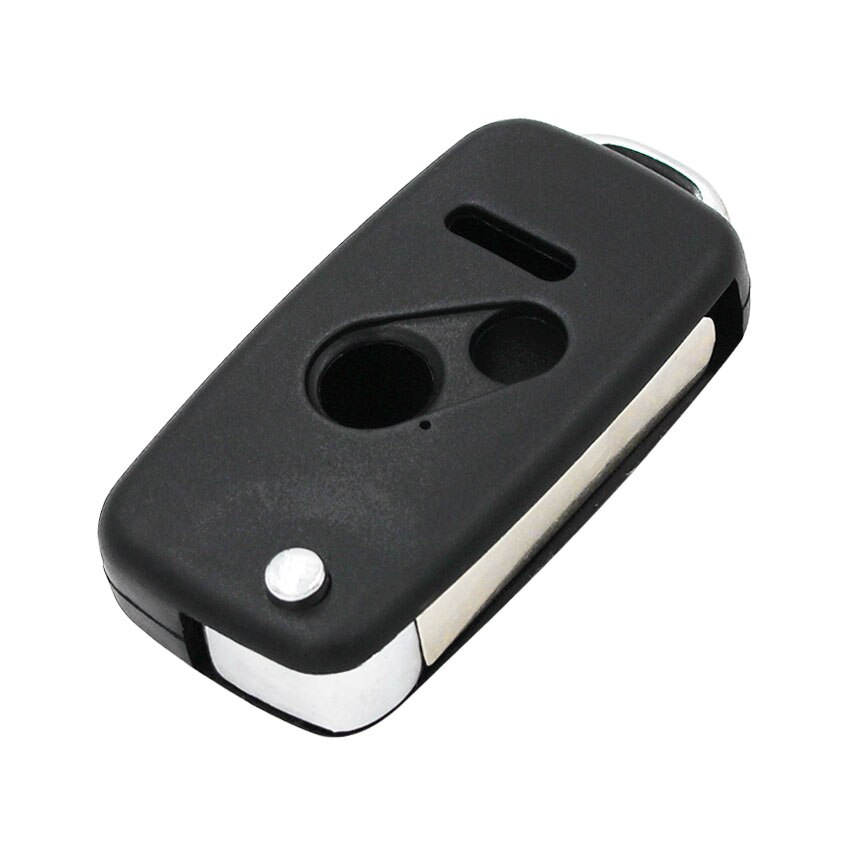 3- knops opvouwbare sleutelbehuizing met afstandsbediening, klapsleutelbehuizing, slimme autosleutelhoes voor honda odyssey lx ridgeline accord civic cr-v pilot fit
