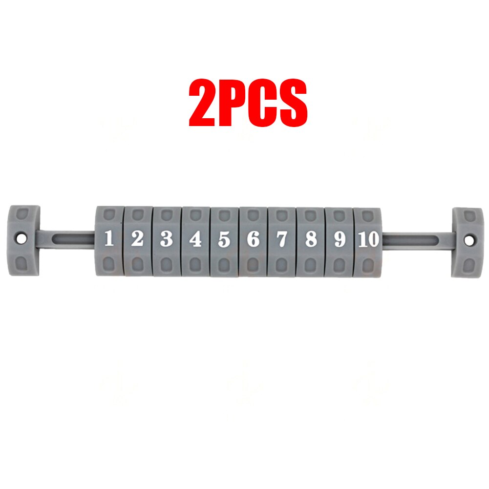 Markers Football Score Counters Plastic Table Scorekeeper Football Units: Gray