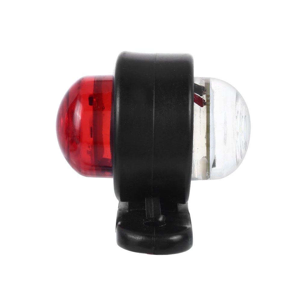 2 st 12v-24v röda vita positionsljus led sidomarkeringsljus för lastbil släp bil lastbil traktor röjningslampa parkeringsljus