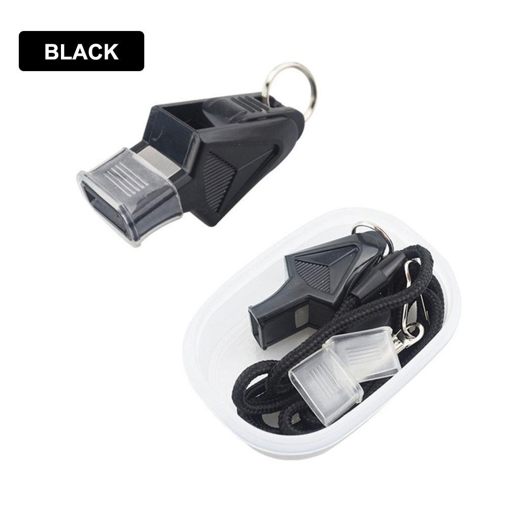 Survival Whistle Sports Referee Whistle Outdoors Sprint Basketball 4 Colors Four Pieces Playing Field Football: Black