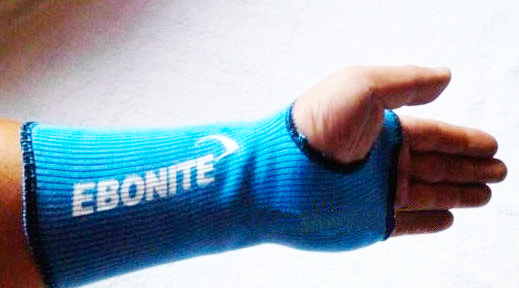 braned bowling gloves protect hand