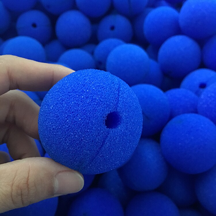 10 stücke Entzückende Blau Ball Schaum Circus Clown Nase Comic Party Halloween Kostüm Magie Kleid Werkzeuge