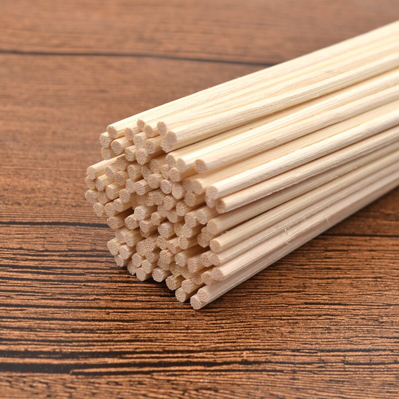 Difusor Carrizo de ratán de 3mm, palo de repuesto hecho a mano, palitos de ratán aromáticos, decoración del hogar, 100 Uds.