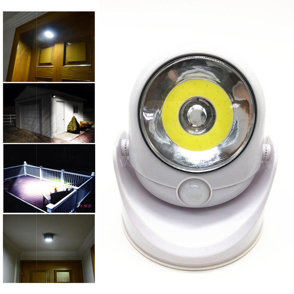Sensor Light Swivels 360-Degrees Light Cordless Motion Activated Sensor LED Light Lighting #25: Default Title