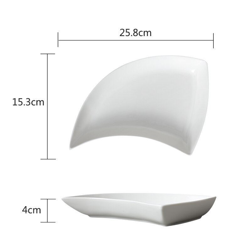 Household vegetable dish deep set dish cutlery set dessert fruit plate tableware kitchen catering WF1120205: A